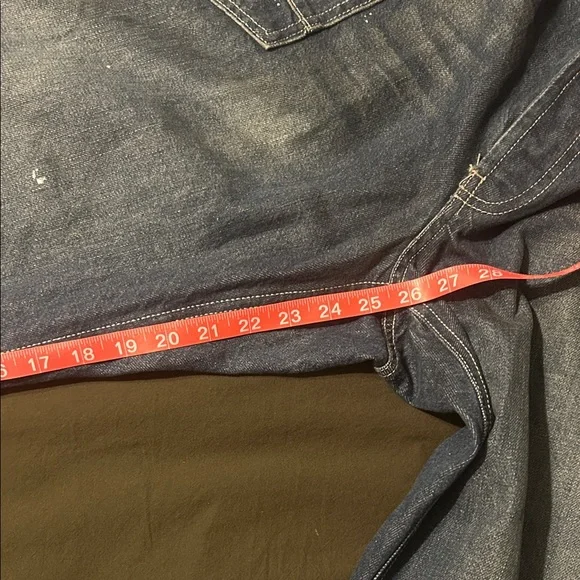 We The Free Moxie Dark Blue Wide Leg Jeans - Picture 5 of 13